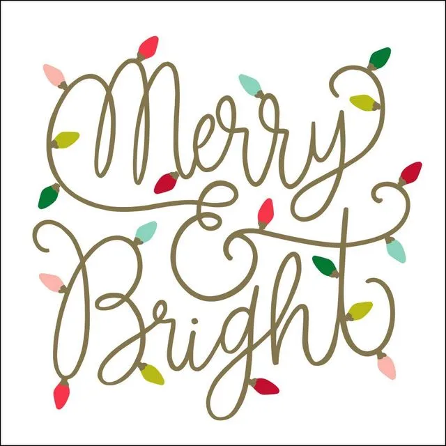3 ply Cocktail Napkins 20ct | Merry and Bright