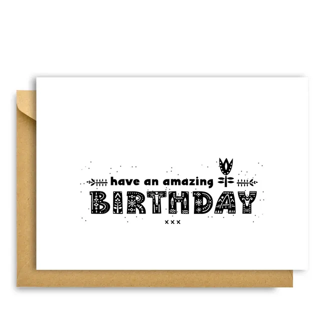 Nordic Birthday CARD, Cards for every occasion!