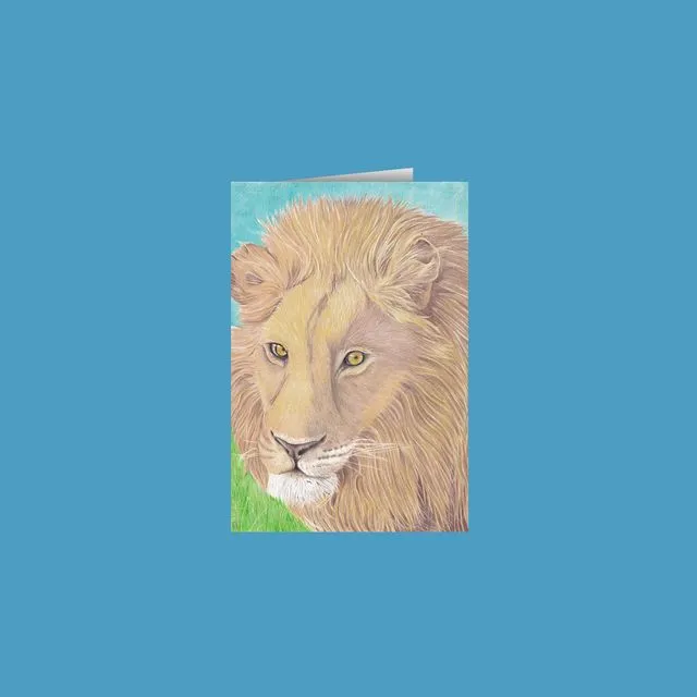Lion Greetings Cards