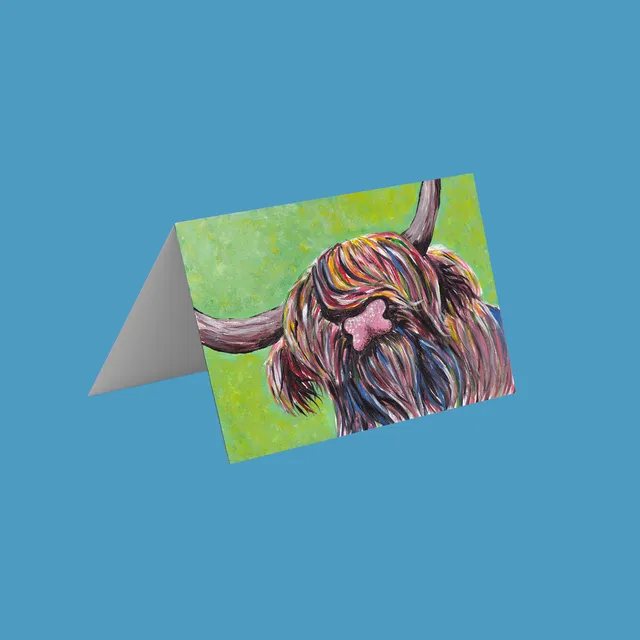 Highland Cow Greetings Cards