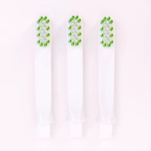 Toothbrush Toys Replacement Brushes - 3 Pack (Green)