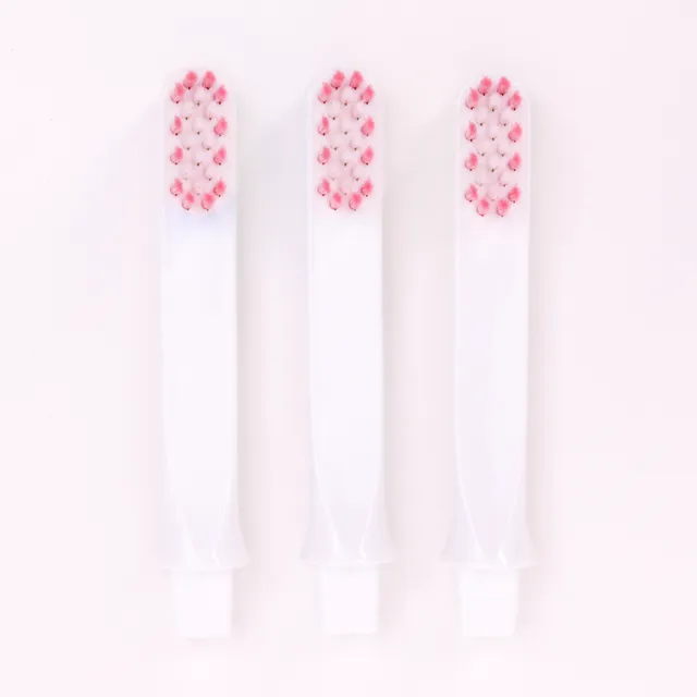 Toothbrush Toys Replacement Brushes - 3 Pack (Pink)