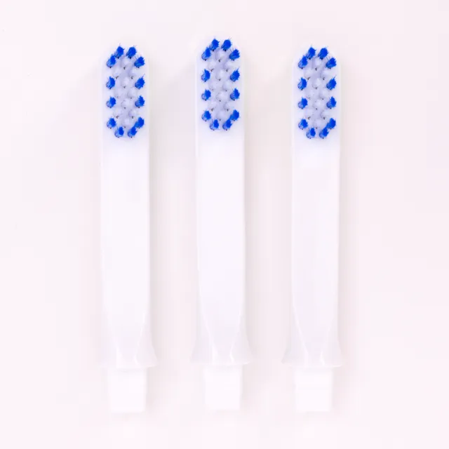 Toothbrush Toys Replacement Brushes - 3 Pack (Blue)