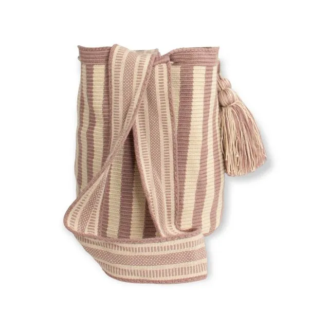 Stripe crossbody bag | Petal