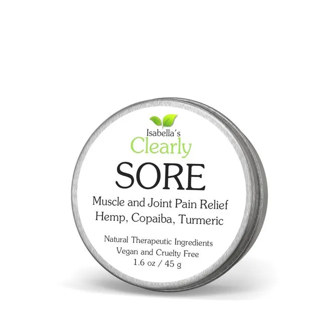 Clearly SORE, Sore Muscle Relief Balm with Hemp and Copaiba