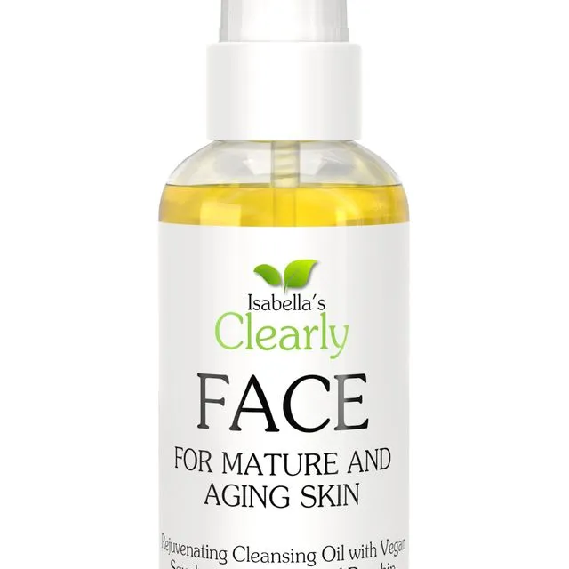 Clearly FACE, Anti Aging Cleansing Facial Oil and Makeup Remover for Mature Skin