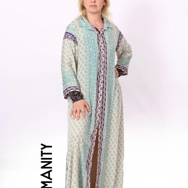 Seraphina extra long behemian shirt dress_VINU 001