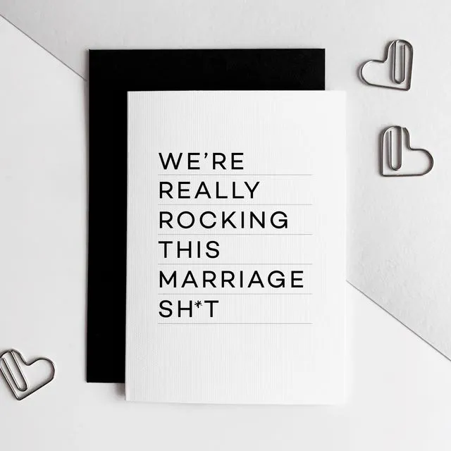 Rocking Marriage - Anniversary Card