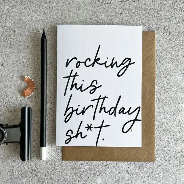 Rocking Birthday Card