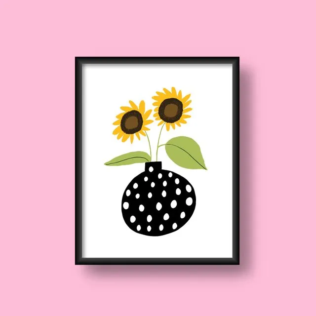 Sunflower Print (A4)