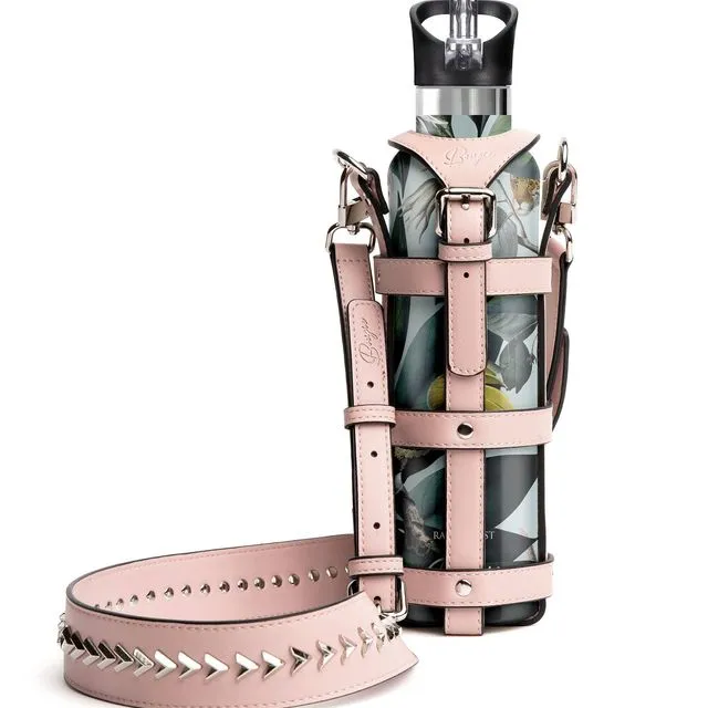 Bougie Travel Water Bottle Carrier Sling - PINK