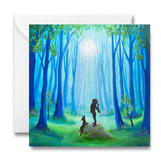 Little Wolfling Greeting Card