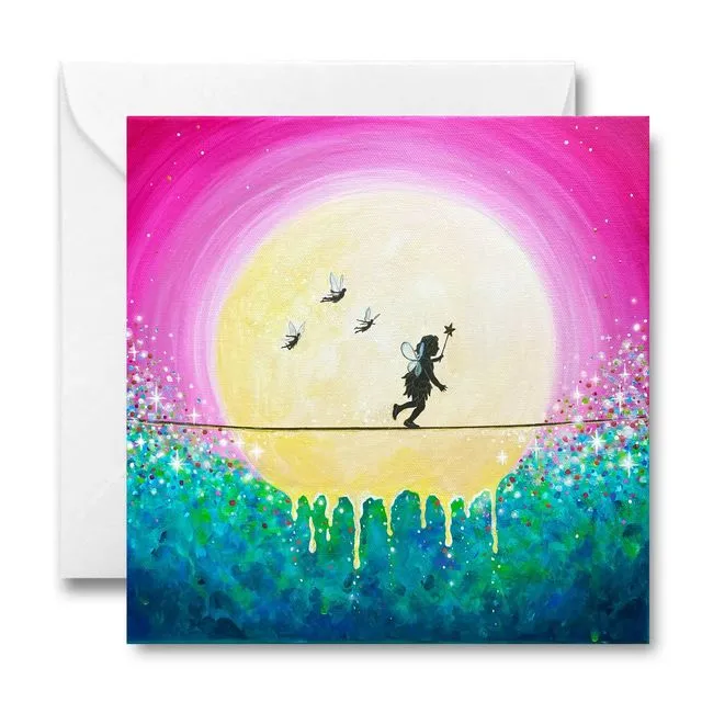 Away With The Fairies Greeting Card