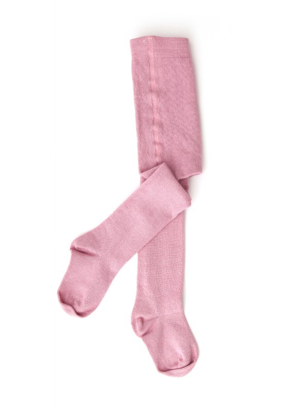 Kids Cotton Tights - OLD PINK - SIZE 3/4 YEARS