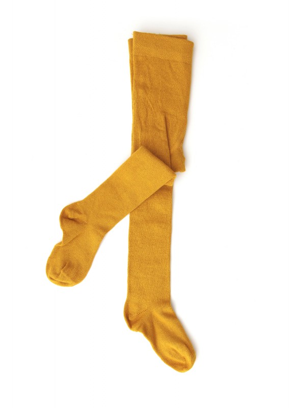 Baby Cotton Tights - YELLOW - SIZE 3/6 MONTHS