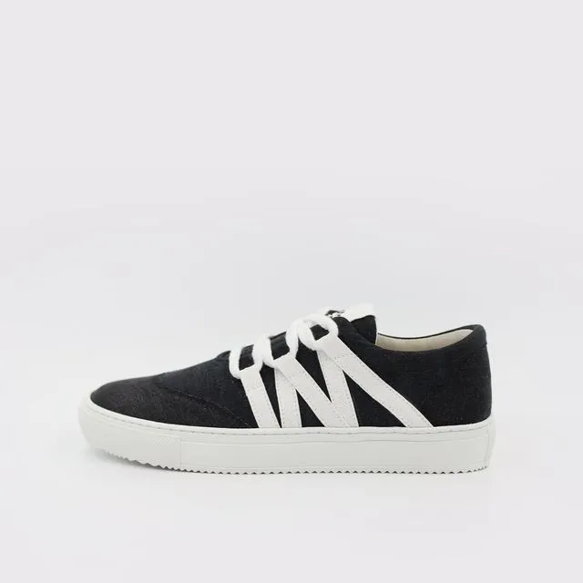 Black Phoenix Sustainable Sneaker - Circular, Upcycled & Recycled