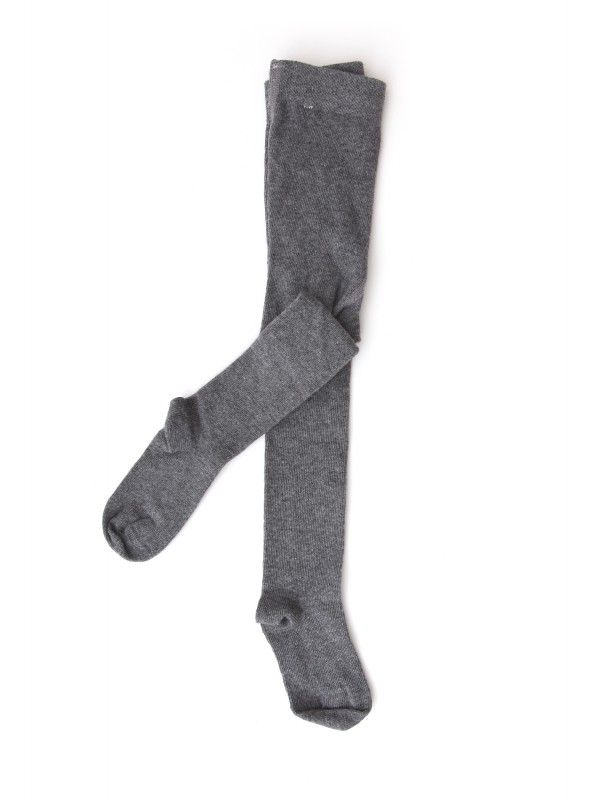 Kids Cotton Tights - GREY - SIZE 3/4 YEARS