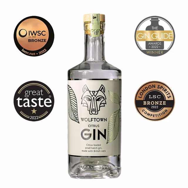 Wolftown Citrus Gin 70cl
