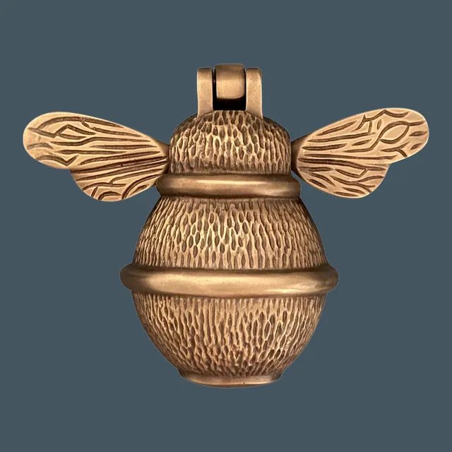 Brass Bumble Bee Door Knocker - Bronze Finish