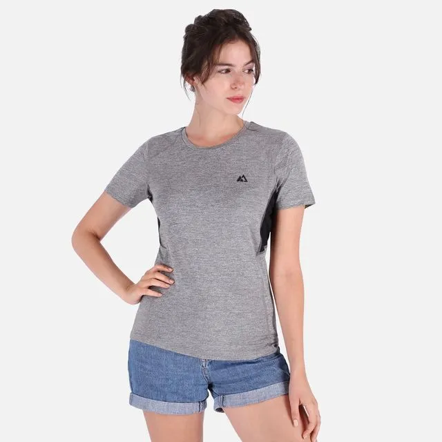 Women's Short Sleeve Quick Dry shirt - Gray