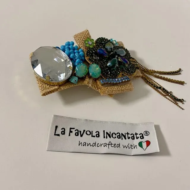 La Favola Incantata® - Hair clip French clip clip Handcrafted - Made in Italy