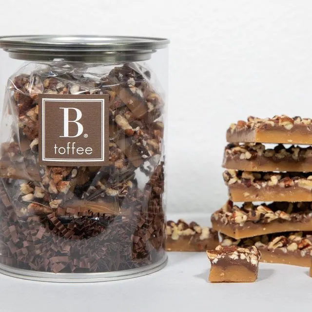 Dark Chocolate B. toffee 1lb Signature Canisters (case of 6)