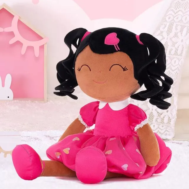 Afro Curlz Doll - Pink
