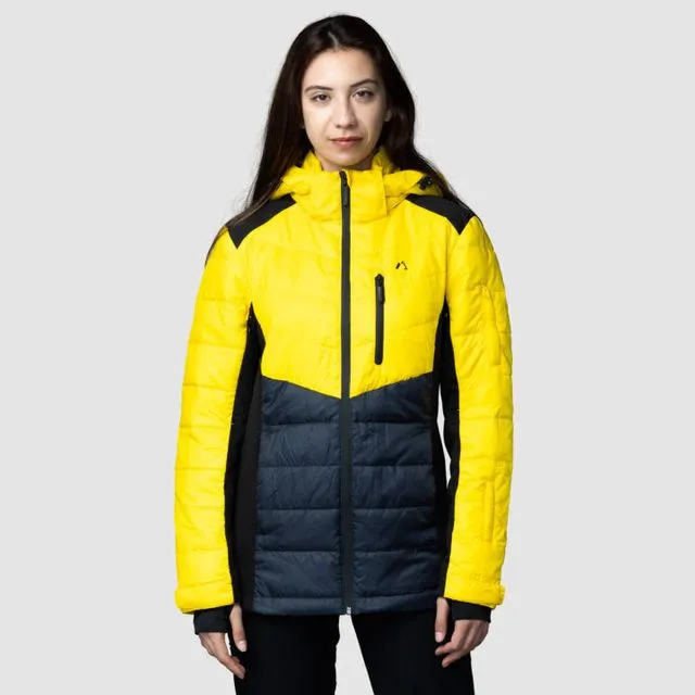 Women's Water Resistant EcoDown Jacket - Yellow