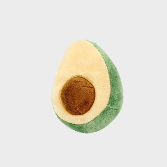 Half Avocado Squeaky Nose Work Toy
