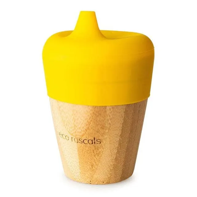 Small Cup with Sippy Feeder - Yellow