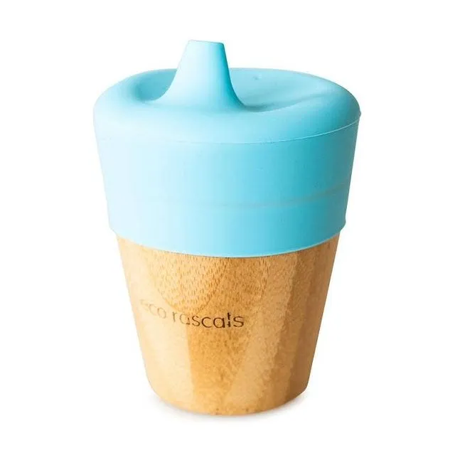 Small Cup with Sippy Feeder - Blue
