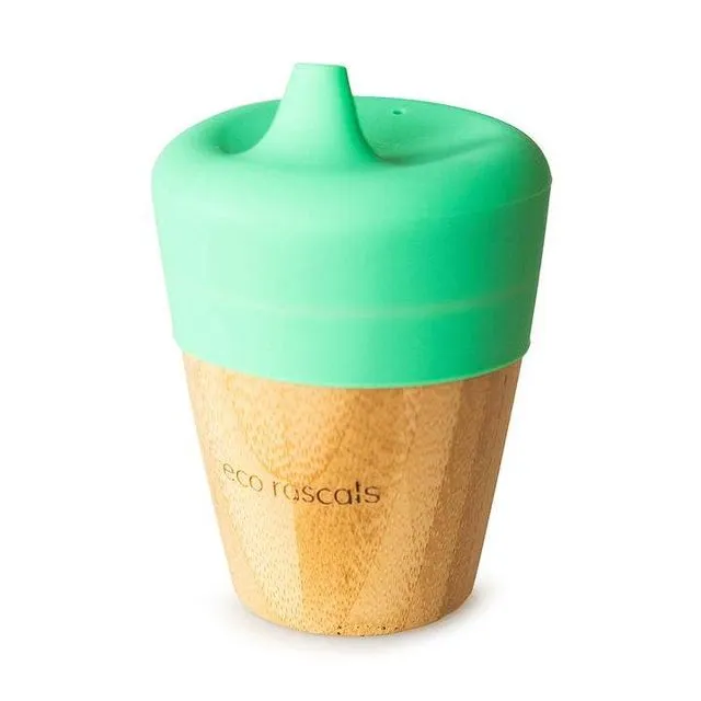Small Cup with Sippy Feeder - Green