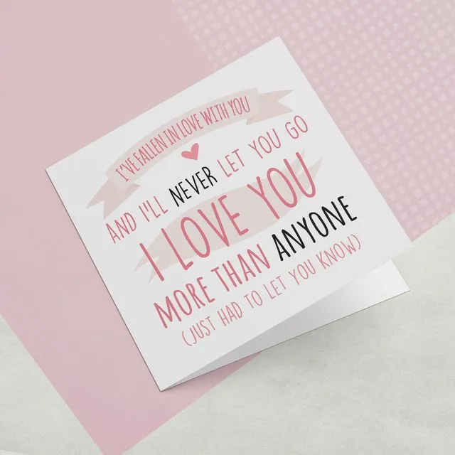 Fallen In Love Greeting Card