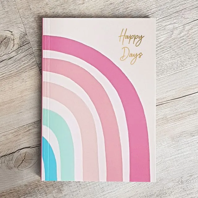 Happiness Journal "Happy Days" | Day to page | Rainbow