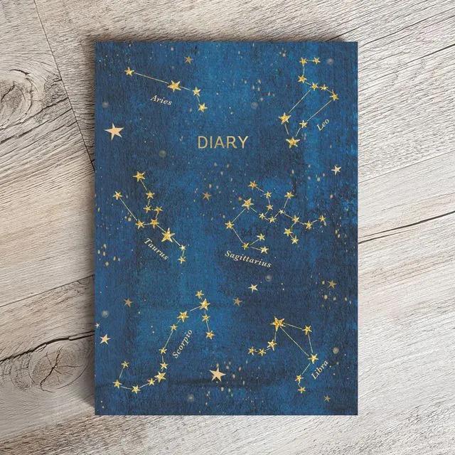 Undated Diary Planner "Diary" | Week to View | Zodiac