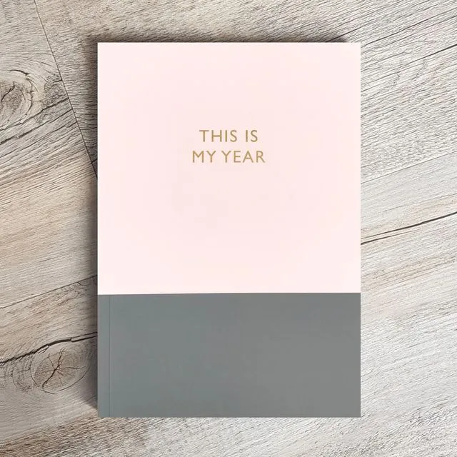 Undated Diary Planner "This is my Year" | Week to View