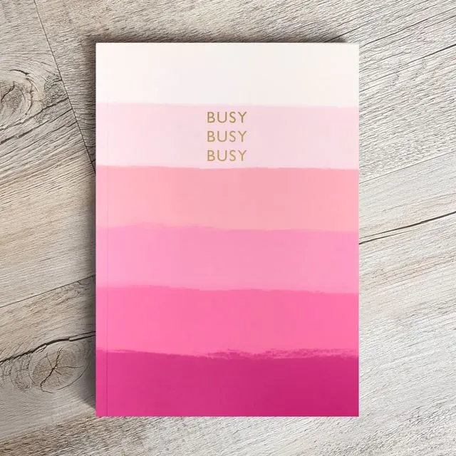 Undated Diary Planner "Busy Busy Busy" | Week to View