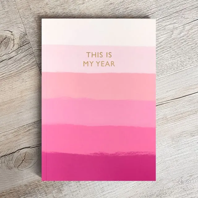 Undated Diary Planner "This is my Year" | Week to View