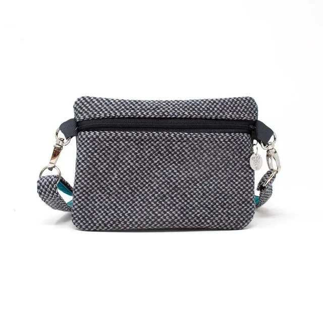 Black & Grey - Harris Design - Luxury Bum Bag