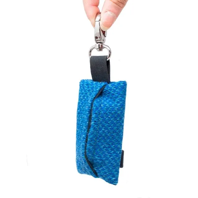 Royal Blue & Turquoise - Harris Design - Dog Poo Bag Holder