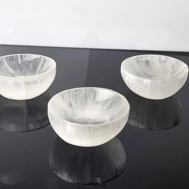 Selenite Crystal Bowl 8cm - 8cm bowl