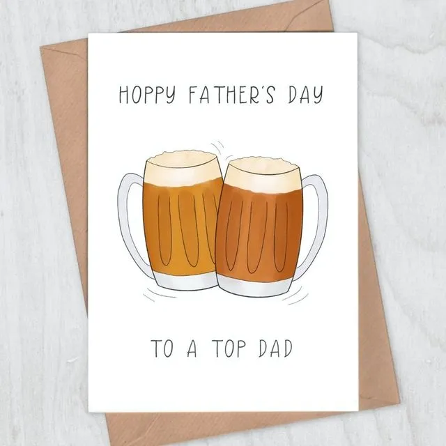 Beer Hoppy Fathers Day Card