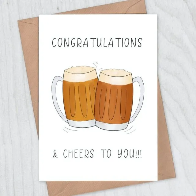 Beer Congratulations Card