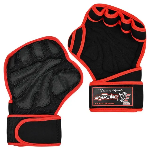 WEIGHTLIFTING GLOVES - RED