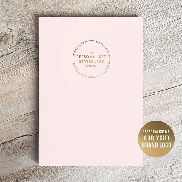 Personalised A5 Notebook | Powder Pink