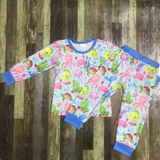 Under The Sea Pajama Set *See Shipping Policy*