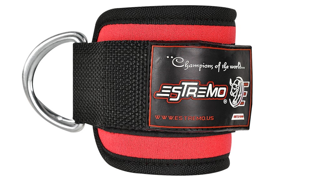 ANKLE STRAPS FOR CABLE MACHINE - RED