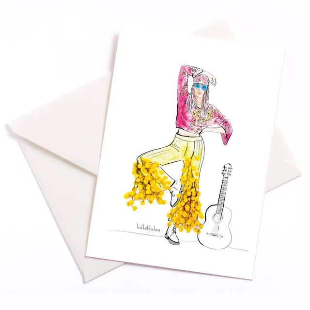 Music Festival - card with envelope