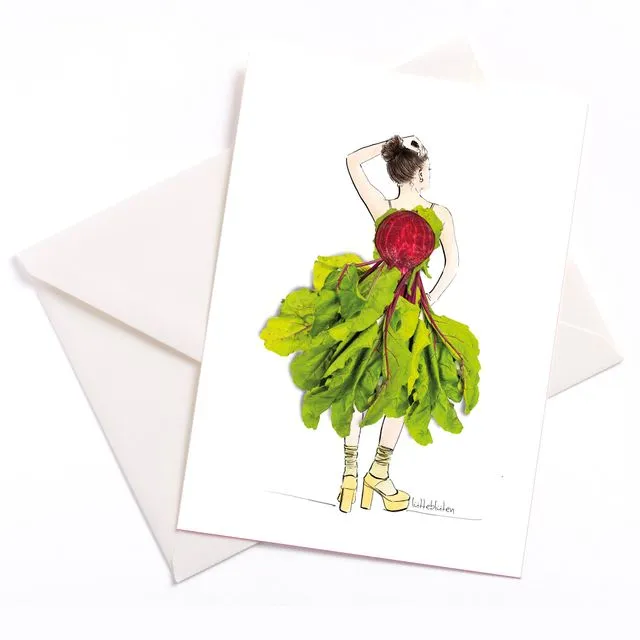 Beetroot - card with envelope