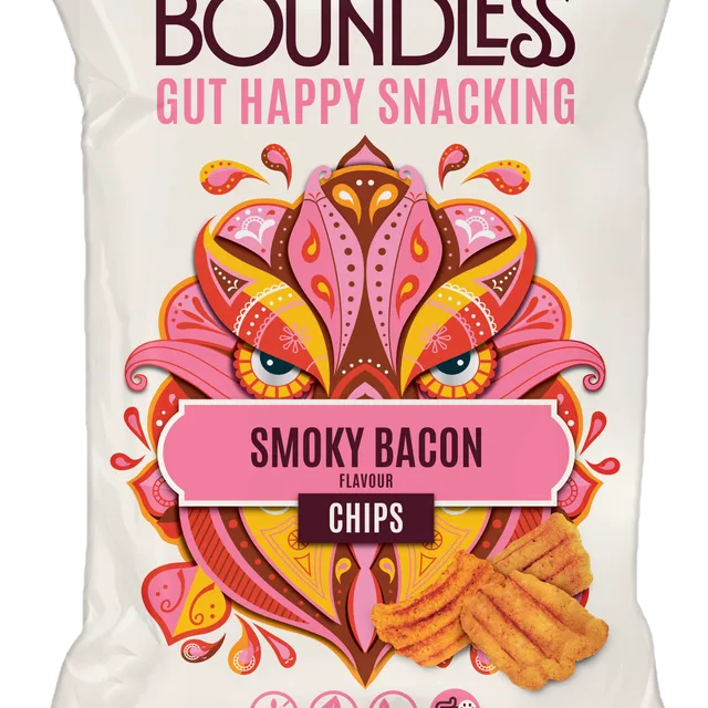 SMOKY BACON CHIPS (10 x 80g)